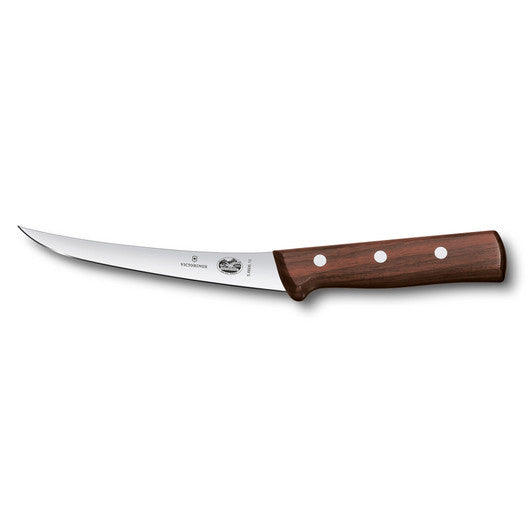 Victorinox Boning Knife,15cm Curved,Narrow Blade,American Handle - Wood - Hospitality Connect