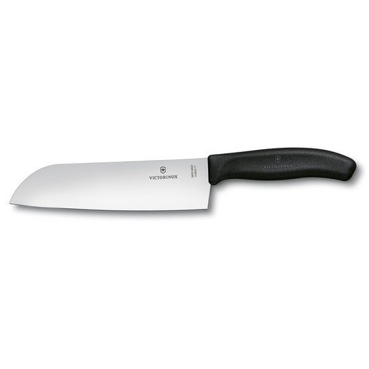 Victorinox  Santoku Knife,17cm,Wide Blade,Classic,Black,Blister - Hospitality Connect