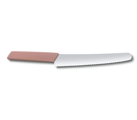 Victorinox Swiss Modern Bread & Pastry Knife, 22cm, apricot handle - Hospitality Connect