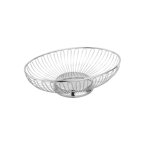 CHEF INOX OVAL BASKET WIRE 18/10 275x220x85mm - Hospitality Connect