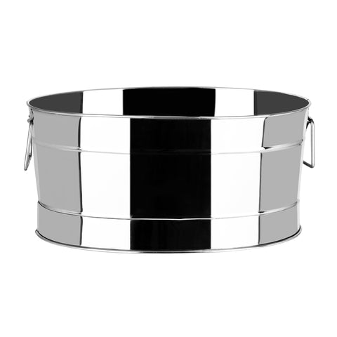 CHEF INOX OVAL BEVERAGE TUB MIRROR FINISH S/S 600x420x280mm - Hospitality Connect