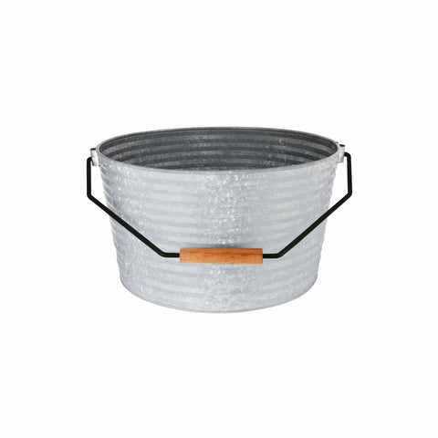 CHEF INOX CONEY IS GALV BEVERAGE TUB w/BLKHDL 450x340mm - Hospitality Connect