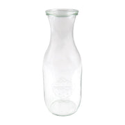WECK BOTTLE GLASS JAR W/LID 1062ml 60x250mm (766) Box of 6 - Hospitality Connect