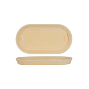 TABLEKRAFT URBAN LOFT OVAL PLATTER 305x165x30mm SANDSTONE Box of 2 - Hospitality Connect