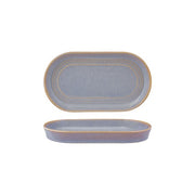 TABLEKRAFT URBAN LOFT OVAL PLATTER 240x137x27mm AZURE BLUE Box of 4 - Hospitality Connect