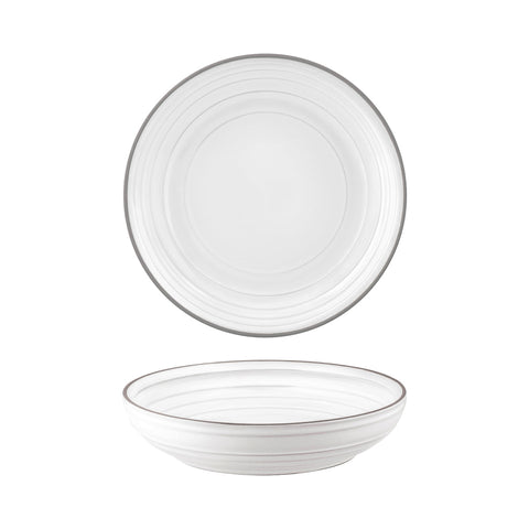 TABLEKRAFT LINEA PASTA/SOUP PLATE-220x50mm WHITE Box of 4 - Hospitality Connect