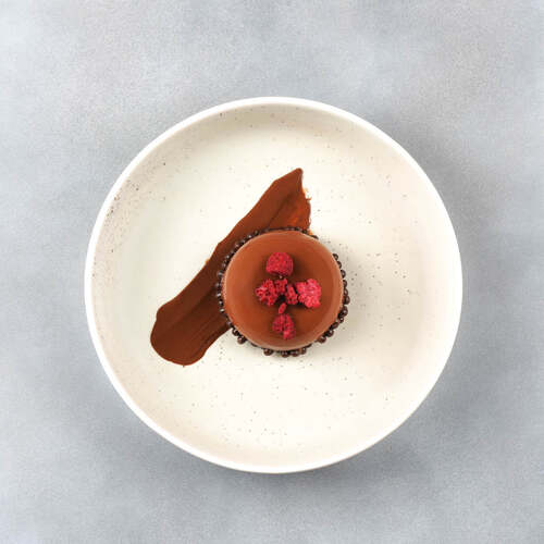 TABLEKRAFT URBAN ROUND SAUCE DISH 78mm SAND Box of 8 - Hospitality Connect