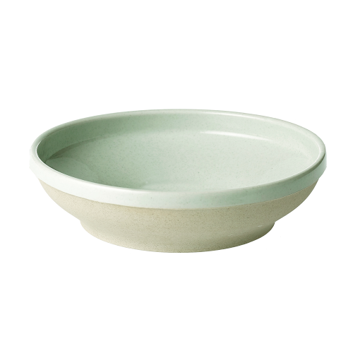 TABLEKRAFT SOHO ROUND BOWL FLARED 230x55m REACTIVE LIMESTONE Box of 4 - Hospitality Connect