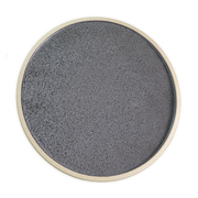 TABLEKRAFT SOHO ROUND PLATE 200x10mm SPECKLE BLACK Box of 6 - Hospitality Connect