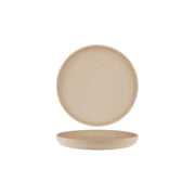 TABLEKRAFT SOHO ROUND DEEP COUPE PLATE 255x32mm STONE Box of 6 - Hospitality Connect