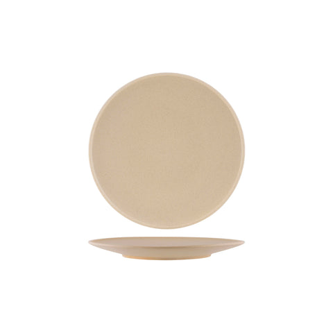 TABLEKRAFT SOHO ROUND PLATE 255x10mm STONE Box of 4 - Hospitality Connect