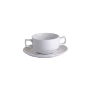Royal Porcelain SOUP CUP-0.28lt 2xHDL STACK CHELSEA  Box of 12 - Hospitality Connect