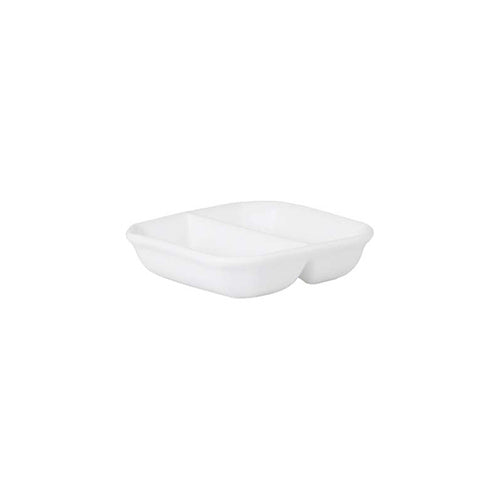 Royal Porcelain SAUCE/SPICE DISH-90mm 2 COMPS CHELSEA (4008) Box of 12 - Hospitality Connect