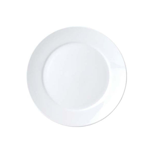 Royal Porcelain ROUND PLATE-195mm CHELSEA WIDE RIM (0303) Box of 12 - Hospitality Connect