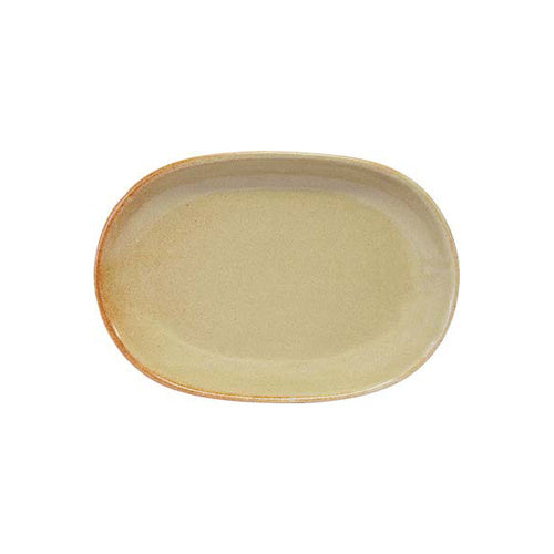 TABLEKRAFT ARTISTICA OVAL COUPE PLATTER 305x210mm FLAME - Hospitality Connect