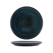 TABLEKRAFT ARTISTICA ROUND PLATE R/EDGE 270mm MIDNIGHT BLUE Box of 4 - Hospitality Connect