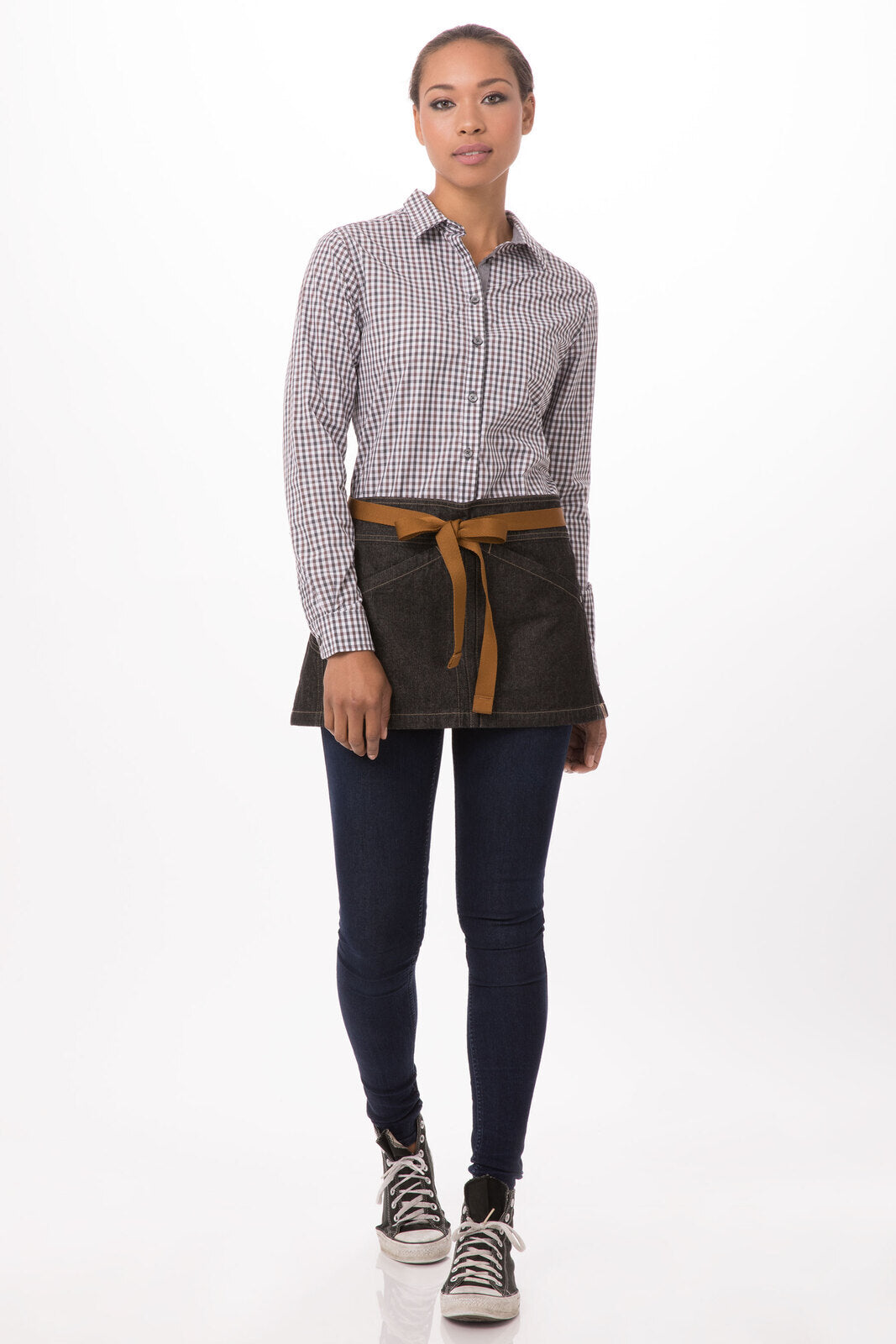 Chef Works Berkeley Waist Apron- Black - Hospitality Connect