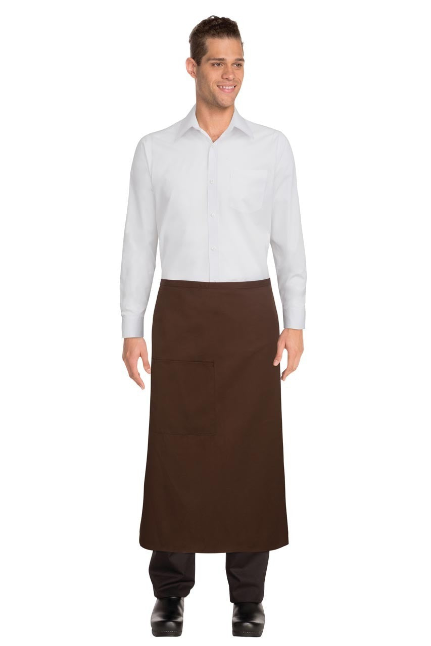Chef work 3/4 Chocolate Apron -DC - Hospitality Connect