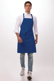 Chef Works Bib Apron- Royal - Hospitality Connect