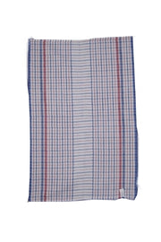 Tea Towel Red, White, Blue Check- White - Hospitality Connect