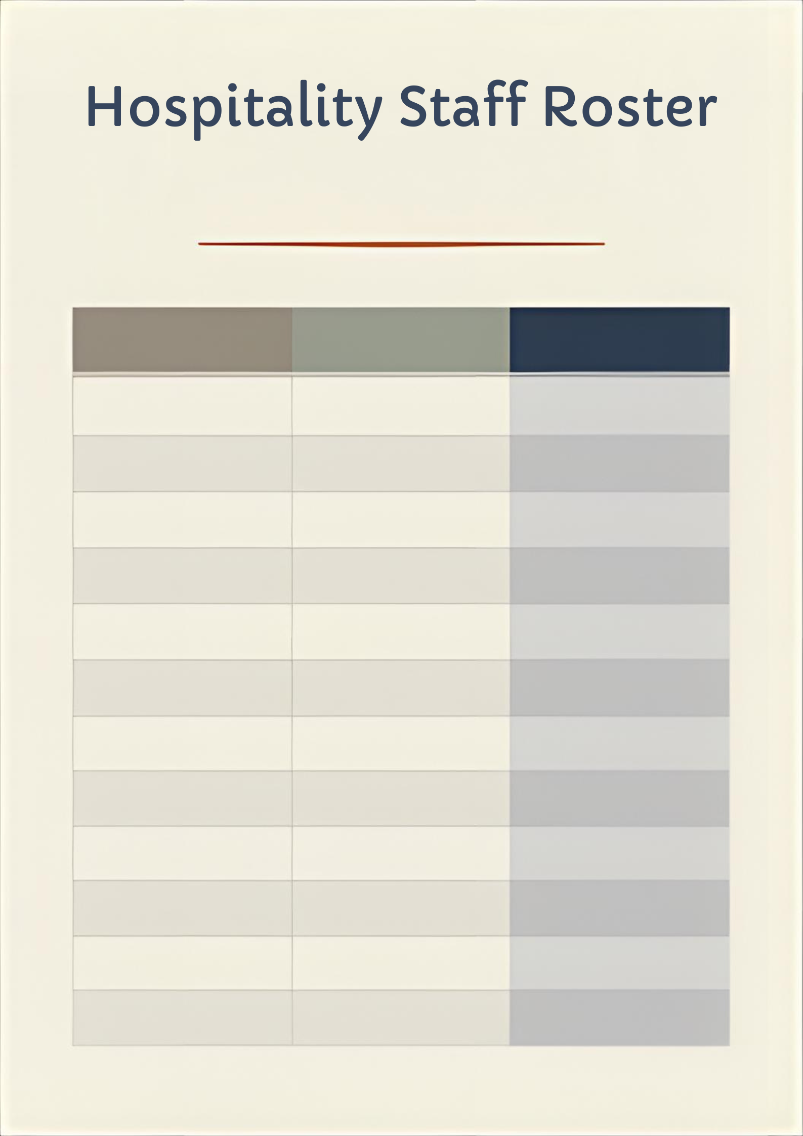 How to Roster Staff in Hospitality – What to Consider & Who to Choose First