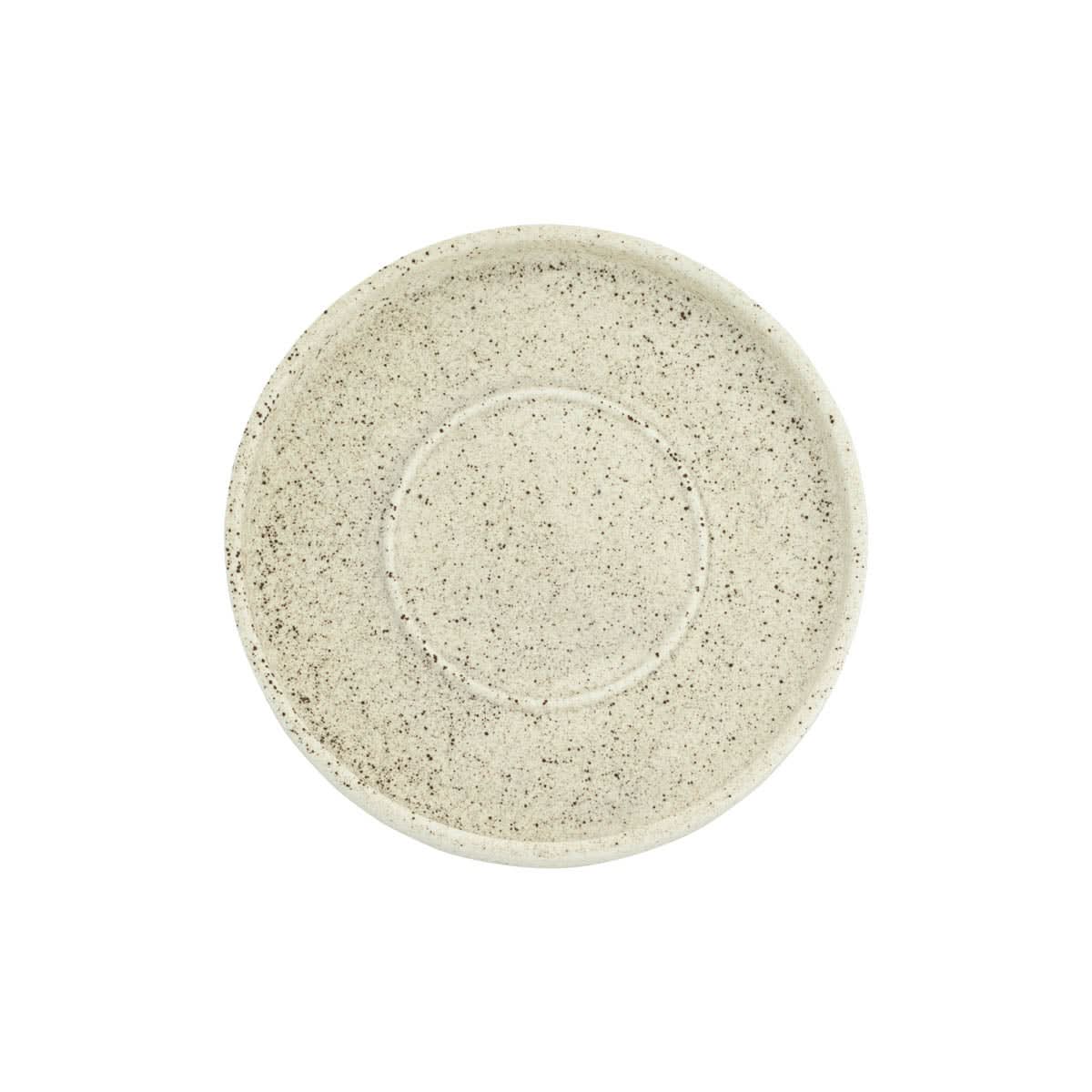 Brew Pottery tan saucer from the Brew pottery crockery range.