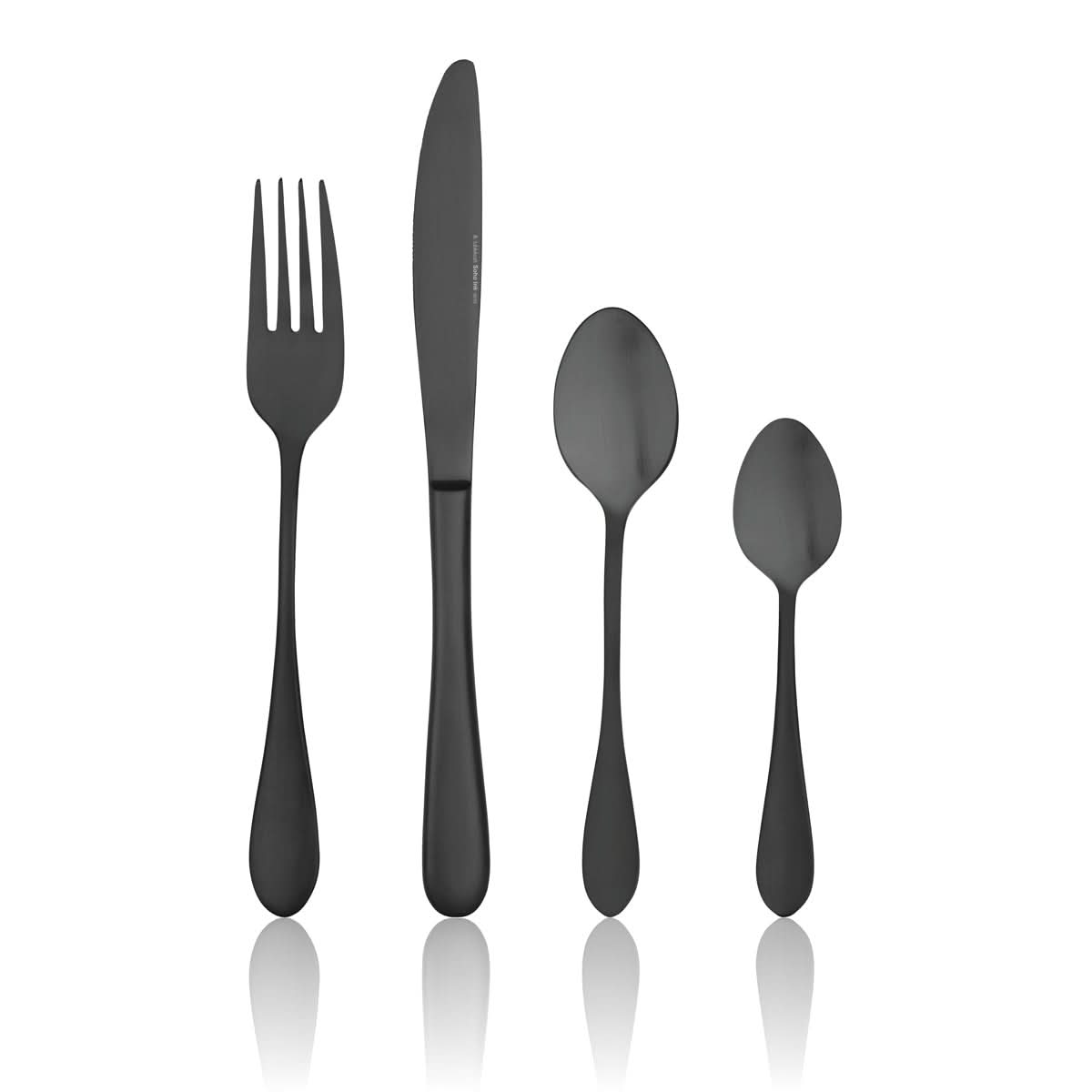 Tablekraft Soho ink cutlery range at Hospitality Connect.