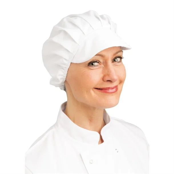 Whites Chefs peaked hats range at Hospitality Connect.