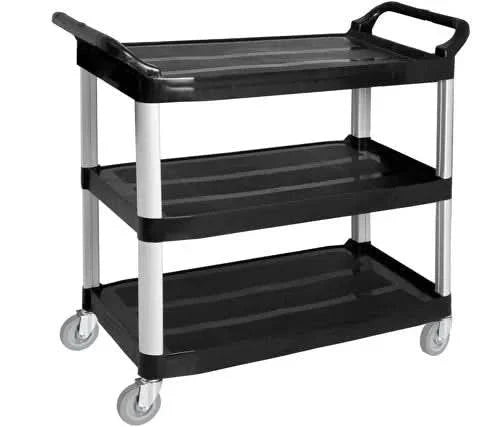Food Tek stainless steel utility trolley.