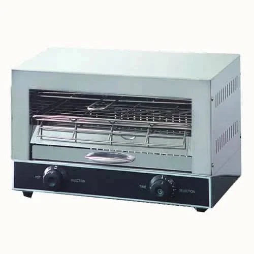 Benchstar single infrared quartz element electric salamander griller.