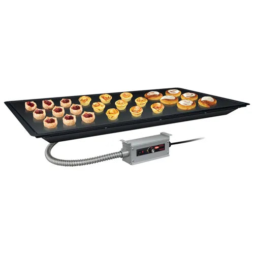 Hatco GLO-RAY®HBGB DROP-IN HEATED BLACK CERAMIC GLASS SHELF 803mm HBGB-3018. - Hospitality Connect