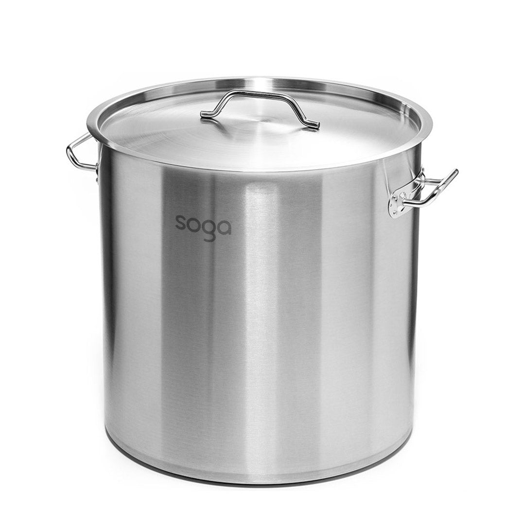 SOGA Stock Pot 170L Top Grade Thick Stainless Steel Stockpot 18/10 - Hospitality Connect