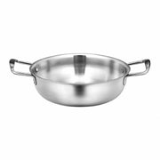 SOGA 22cm Premium Silver Seafood Dry Pot Stockpot Versatile and Durable Kitchen Essential - Hospitality Connect