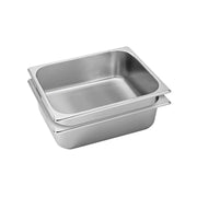 SOGA 2X Gastronorm GN Pan Full Size 1/2 GN Pan 10cm Deep Stainless Steel Tray - Hospitality Connect