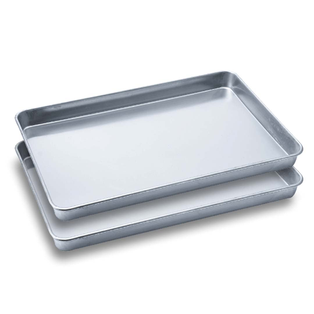 SOGA 2X Aluminium Oven Baking Pan Cooking Tray for Baker Gastronorm 60*40*5cm - Hospitality Connect