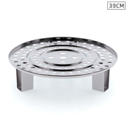 SOGA 39cm Stainless Steel Steamer Insert Stock Pot Steaming Rack Stockpot Tray - Hospitality Connect