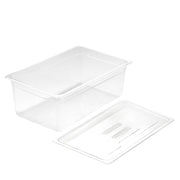 SOGA 200mm Clear Gastronorm GN Pan 1/1 Food Tray Storage with Lid - Hospitality Connect
