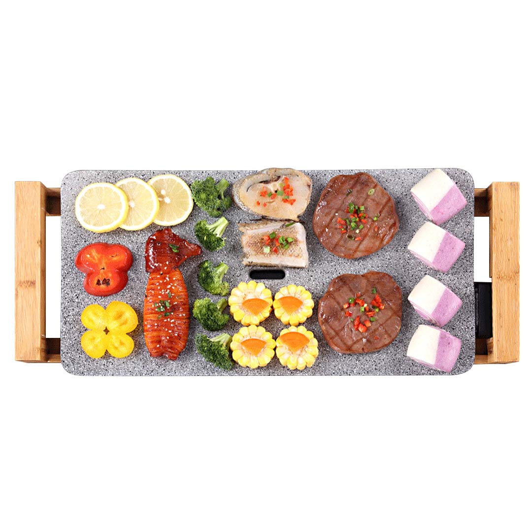 SOGA Electric Ceramic BBQ Grill Non-stick Surface Hot Plate for Indoor & Outdoor Stone - Hospitality Connect