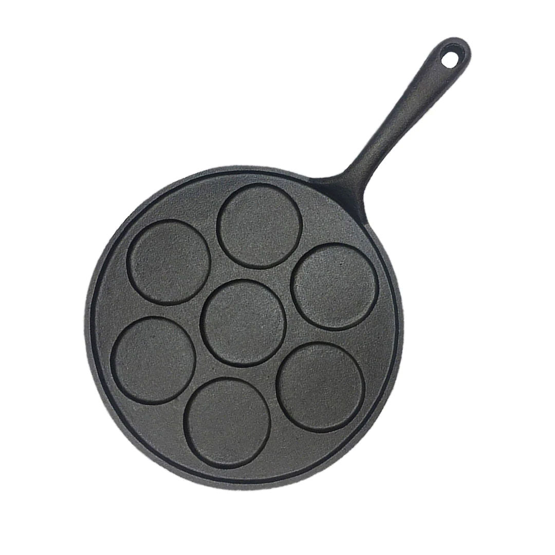 SOGA 23cm Cast Iron Takoyaki Fry Pan Octopus Balls Maker 7 Hole Cavities Grill Mold - Hospitality Connect