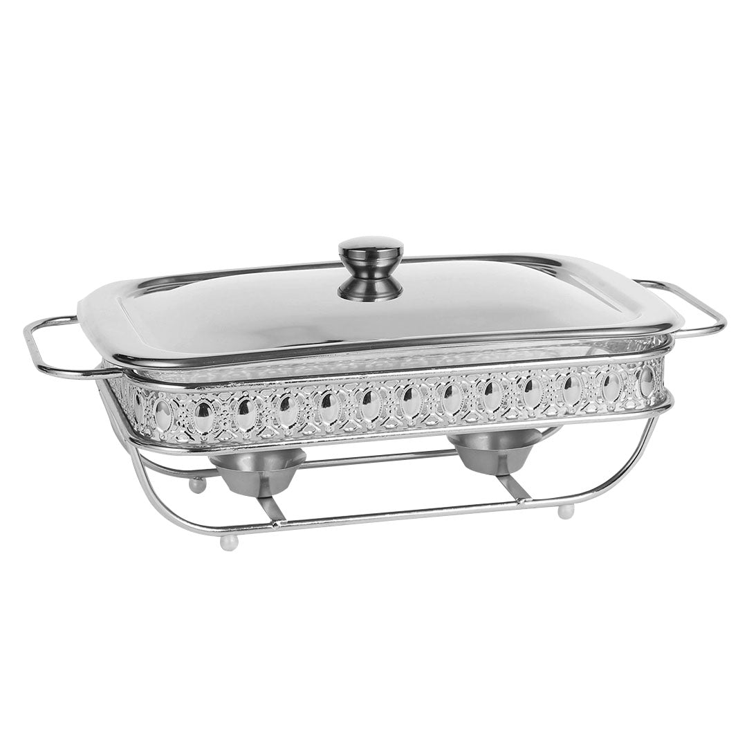 SOGA 2L Lace Edge Dining Stove Silver Color Portable Dining Cooking Appliance for Kitchen Essential - Hospitality Connect