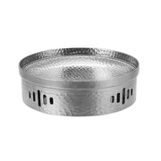SOGA 26cm Dry Pot with Hammered Texture Natural Silver Color, a Kitchen Essential - Hospitality Connect