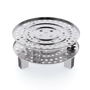 SOGA 2X 28cm Stainless Steel Steamer Insert Stock Pot Steaming Rack Stockpot Tray - Hospitality Connect