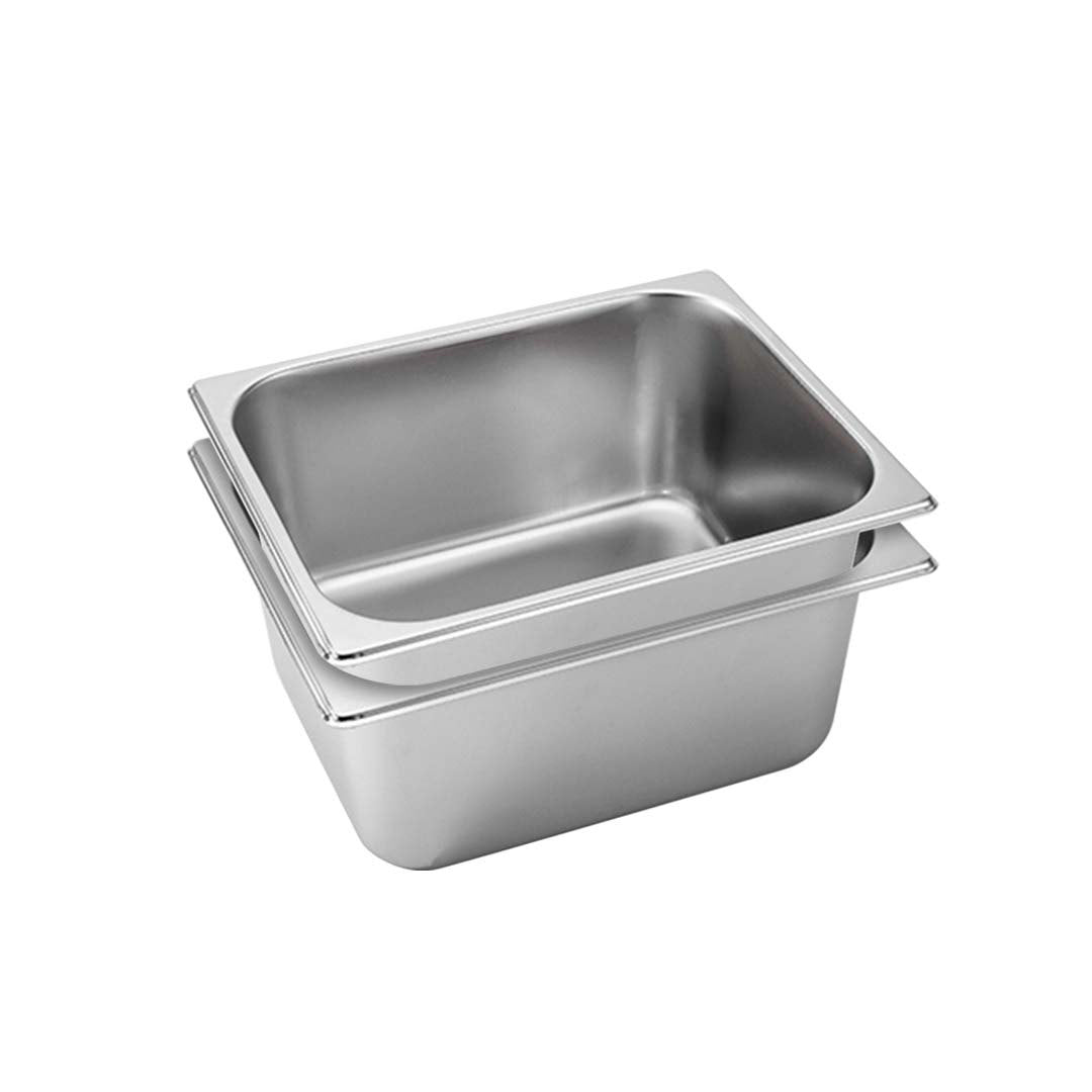 SOGA 2X Gastronorm GN Pan Full Size 1/2 GN Pan 15cm Deep Stainless Steel Tray - Hospitality Connect