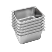 SOGA 6X Gastronorm GN Pan Full Size 1/2 GN Pan 15cm Deep Stainless Steel Tray - Hospitality Connect