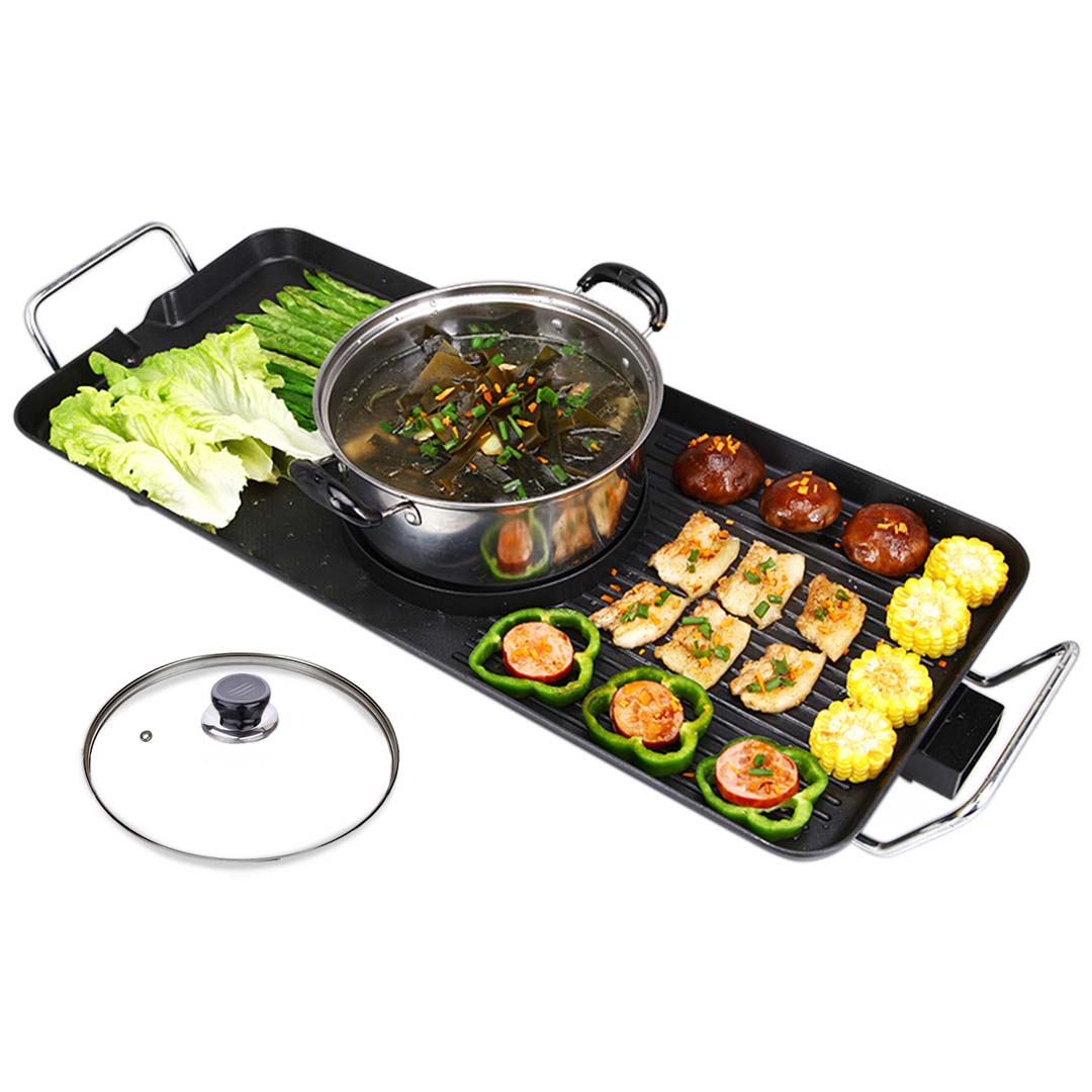 SOGA Electric Steamboat Asian Hot Pot Soup Maker Fondue Teppanyaki Hotpot Grill - Hospitality Connect