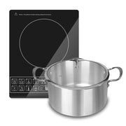 SOGA Electric Smart Induction Cooktop and 28cm Stainless Steel Induction Casserole Cookware - Hospitality Connect