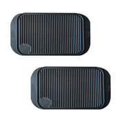 SOGA 2X 47cm Cast Iron Ridged Griddle Hot Plate Grill Pan BBQ Stovetop - Hospitality Connect