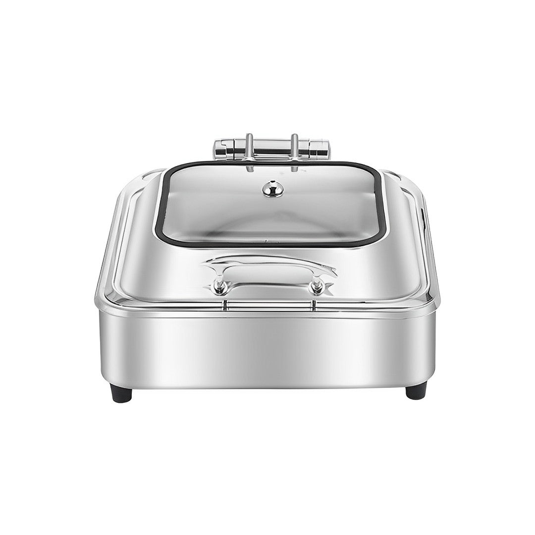 SOGA Stainless Steel Square Chafing Dish Tray Buffet Cater Food Warmer Chafer with Top Lid - Hospitality Connect