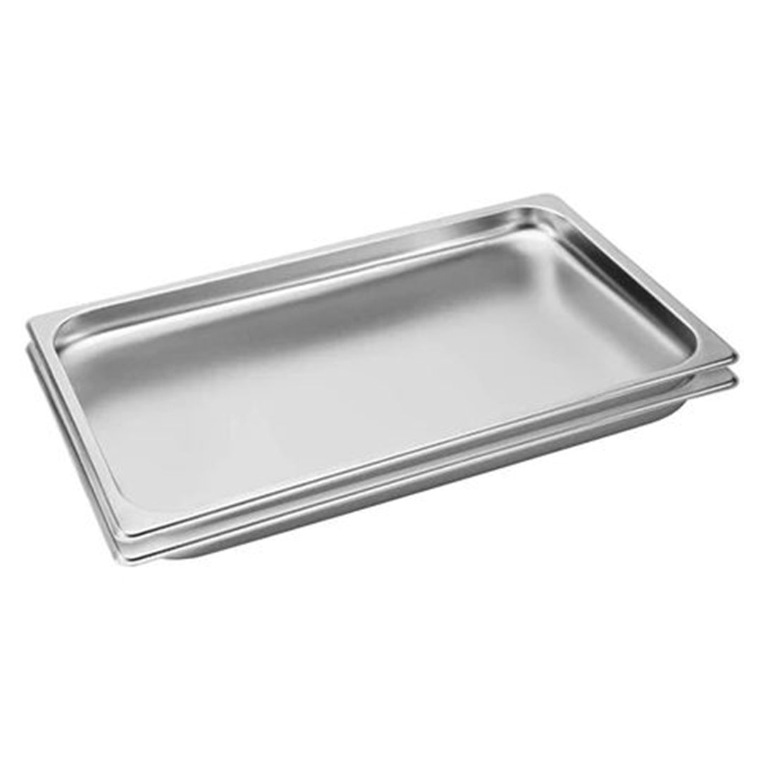 SOGA 2X Gastronorm GN Pan Full Size 1/1 GN Pan 2cm Deep Stainless Steel Tray - Hospitality Connect