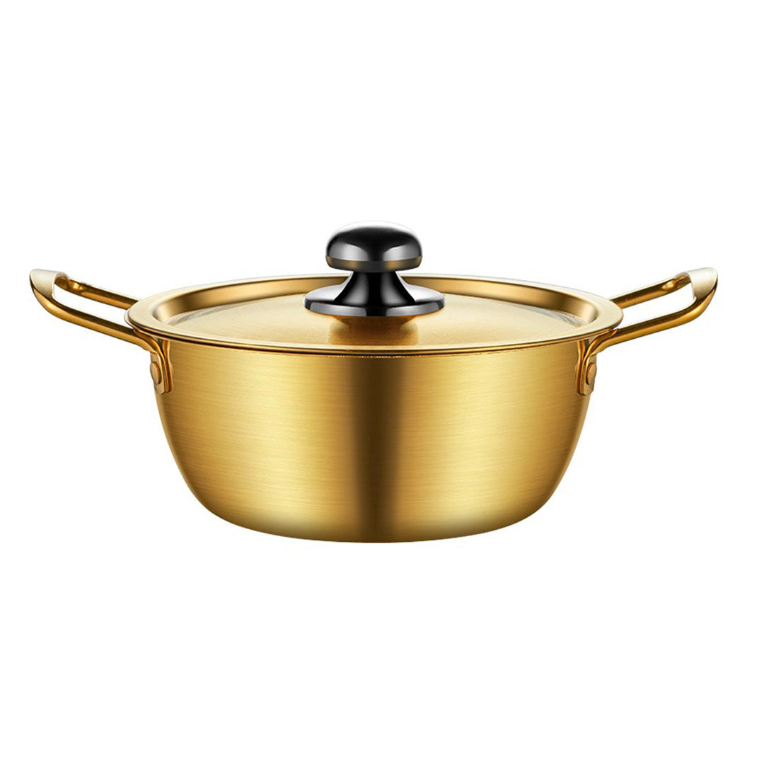 Soga 16cm Ramen Pot in Vibrant Yellow Crafted from Durable with Lid Kichen essential - Hospitality Connect